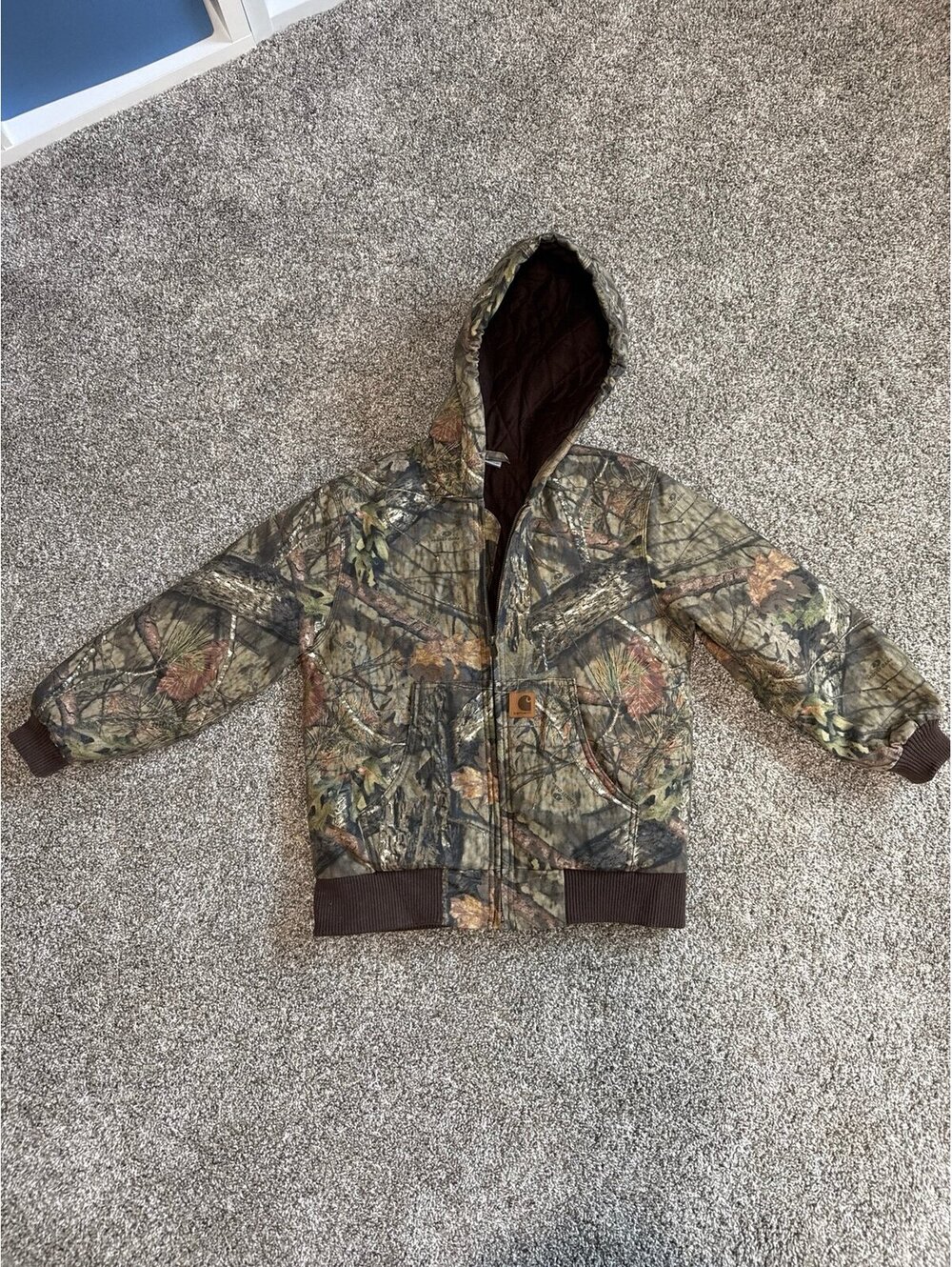 Kids Mossy Oak Carhartt Coat